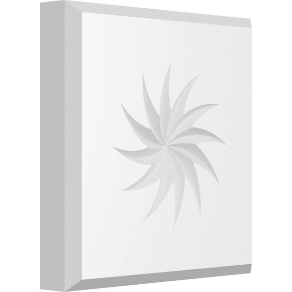 Ekena Millwork Standard Sedgwick Spiral Rosette With Beveled Edge, 6"W x 6"H x 1"P ROSP060X060X100SDG13 - main